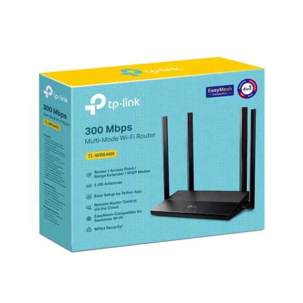 TL-WR846N 300 Mbps Multi-Mode Wi-Fi Router məhsul şəkli
