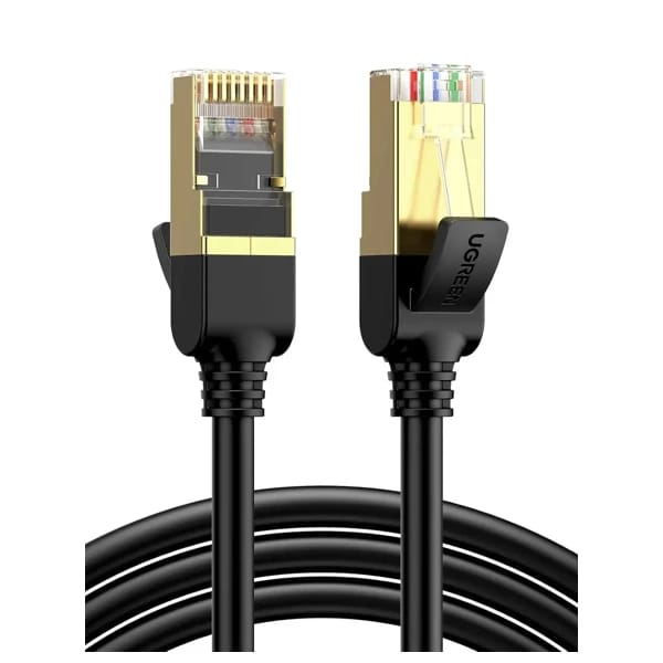 Ugreen NW107 Cat 7 F/FTP Lan Cable 1m Black 11268 məhsul şəkli