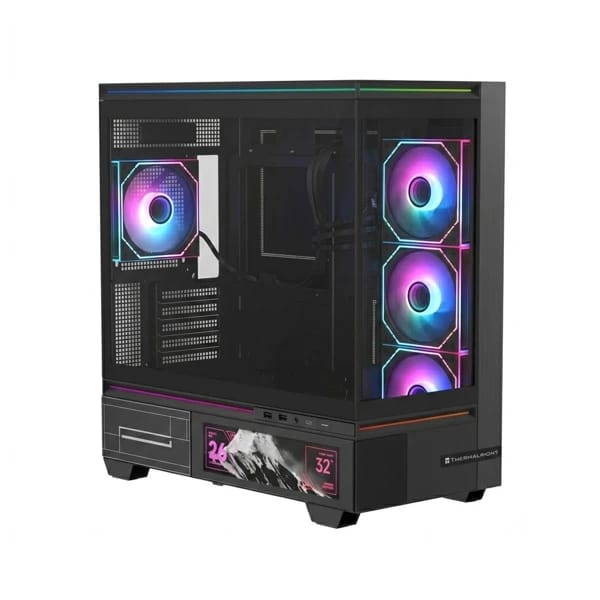 THERMALRIGHT TL-M10 Vision FAN4-M Black Gaming Case məhsul şəkli