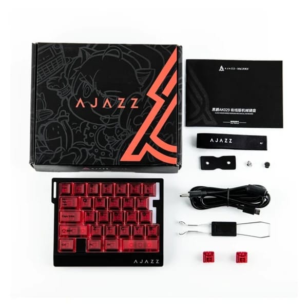 Ajazz AK029 Transparent Red məhsul şəkli