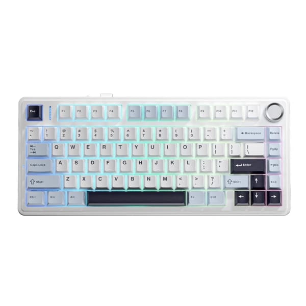 AULA F75 Glacier Blue Mechanical Keyboard məhsul şəkli