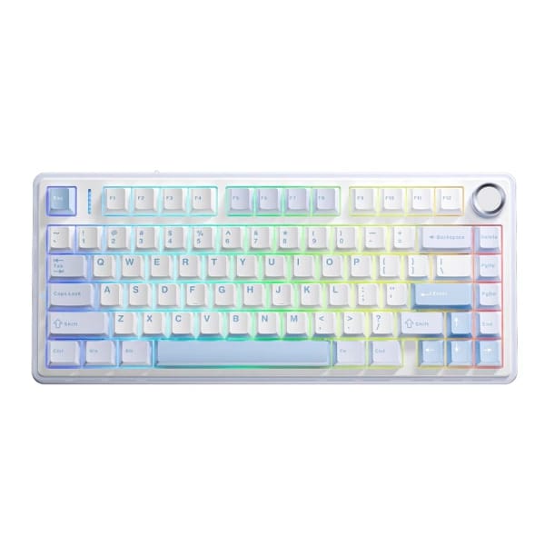 AULA F75 Sea Salt Blue Mechanical Keyboard məhsul şəkli