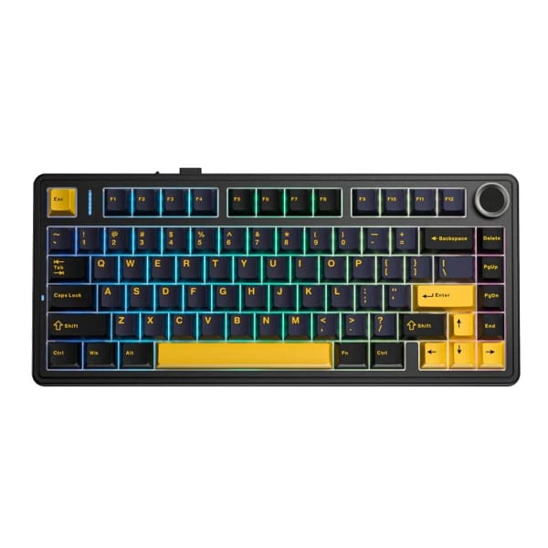 AULA F75 Thunder Black Mechanical Keyboard məhsul şəkli