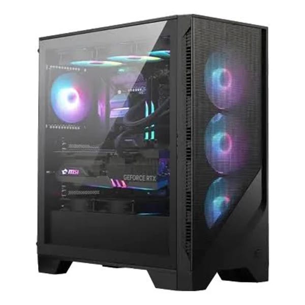 MSI MAG Forge 320L Black Gaming Case məhsul şəkli