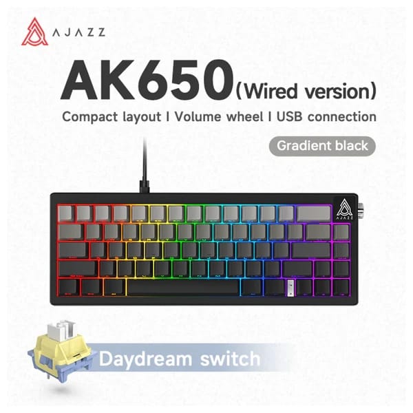 Ajazz AK650 Black-Gray Gradient  məhsul şəkli