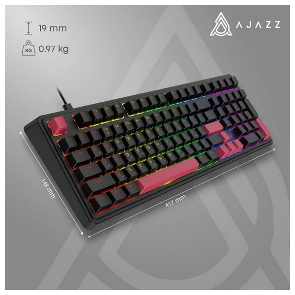 Ajazz AK980 Black Red məhsul şəkli