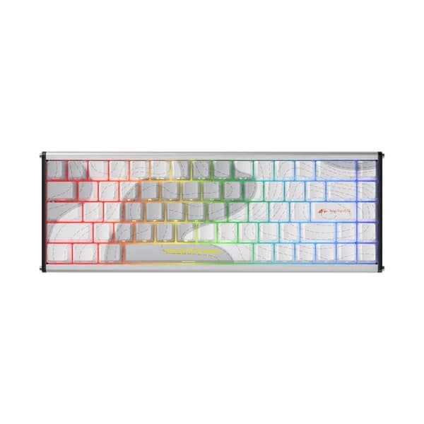 Ajazz ALUX68 MAX Gonzo Contour White məhsul şəkli