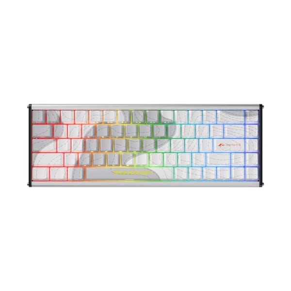 Ajazz ALUX68 MAX Gonzo Contour White məhsul şəkli