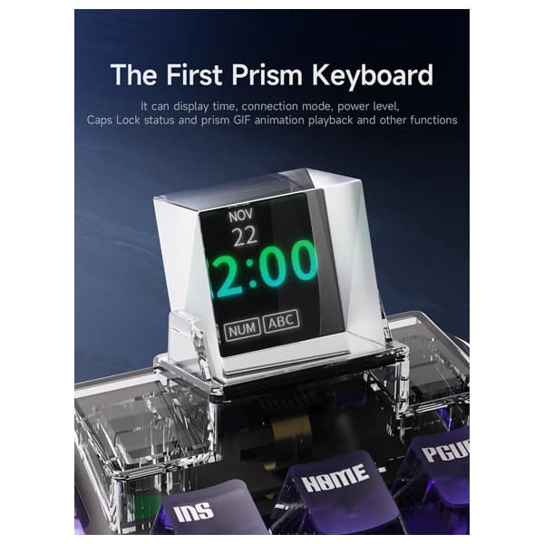 Ajazz MK87 Prism Purple-Yellow məhsul şəkli