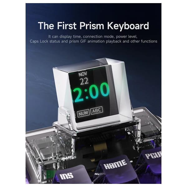 Ajazz MK87 Prism Purple-Yellow məhsul şəkli