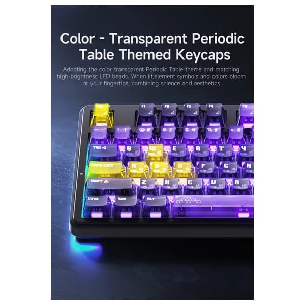 Ajazz MK87 Prism Purple-Yellow məhsul şəkli