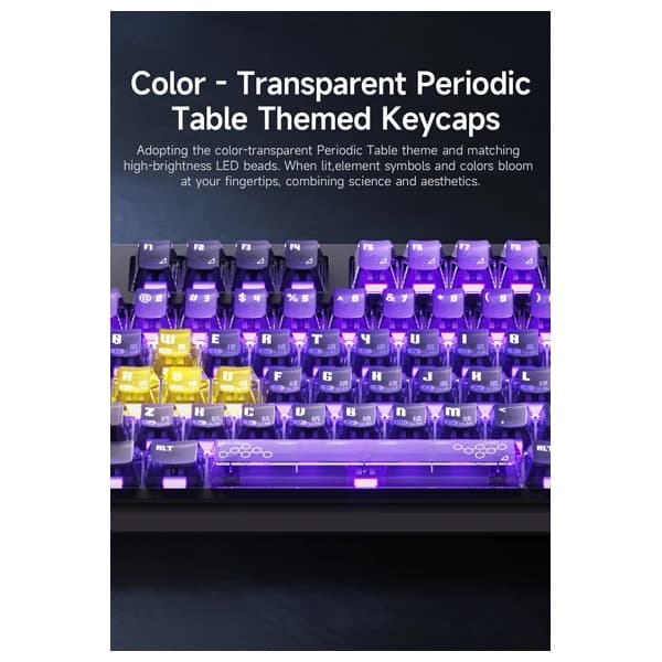 Ajazz MK87 Prism Purple-Yellow məhsul şəkli