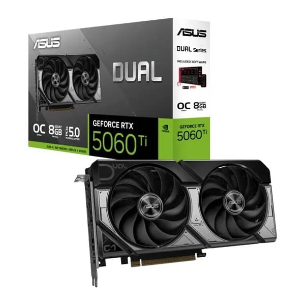 ASUS Dual RTX 5060Ti 8GB OC Edition 90YV0MP2-M0NA00 məhsul şəkli