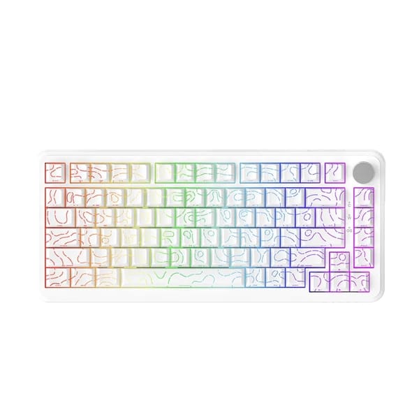 Ajazz AK820 MAX HE Contour Line White məhsul şəkli