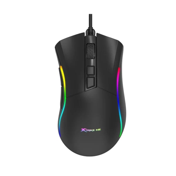 XTRIKE ME GM-226 RGB Black Gaming Mouse məhsul şəkli