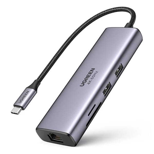 Ugreen CM512 7-in-1 4K HDMI USB-C Hub 60515 məhsul şəkli