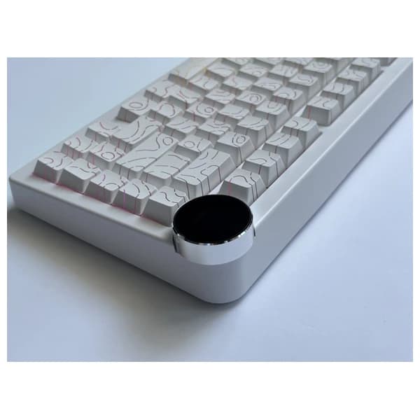 Ajazz AK820 V2 PRO Side Engraved Contour White məhsul şəkli