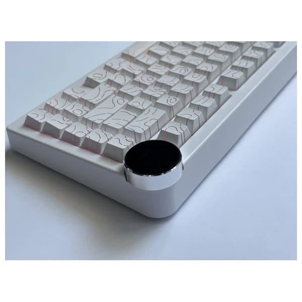 Ajazz AK820 V2 PRO Side Engraved Contour White məhsul şəkli
