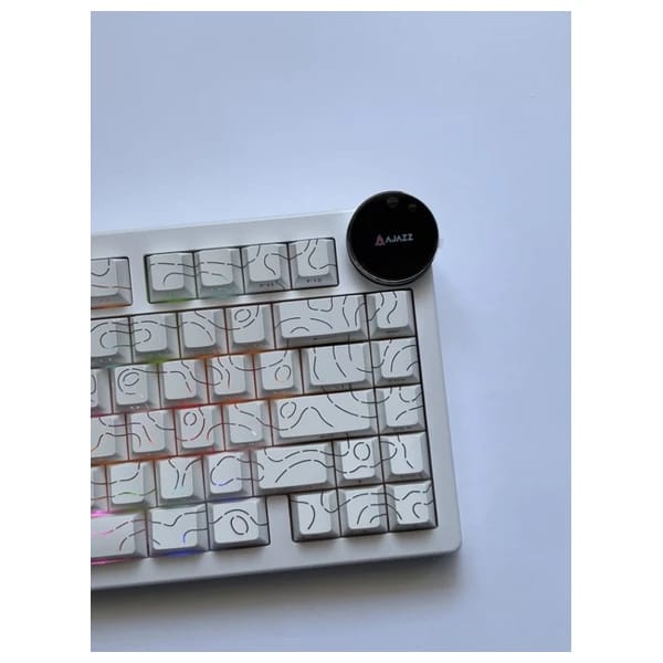 Ajazz AK820 V2 PRO Side Engraved Contour White məhsul şəkli