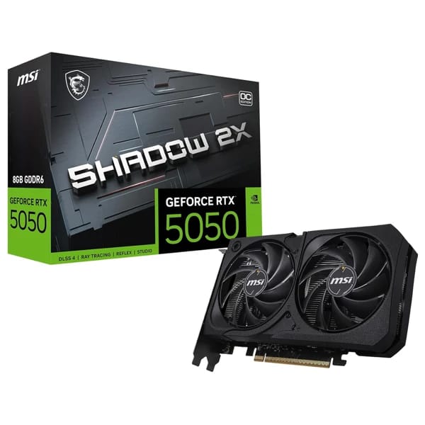 MSI GeForce RTX 5050 8GB SHADOW 2X OC məhsul şəkli