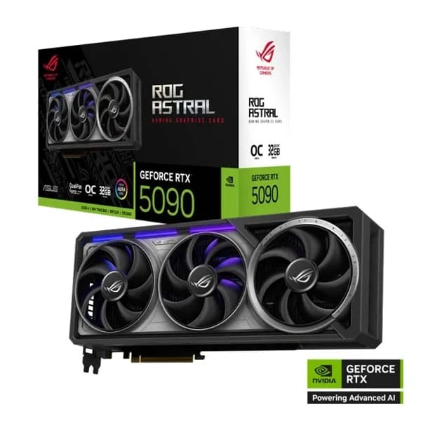 ASUS ROG Astral GeForce RTX 5090 32GB GDDR7 OC Edition 90YV0LW0-M0NA00 məhsul şəkli