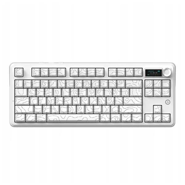 Ajazz MK87 Side Engraved Contour White məhsul şəkli