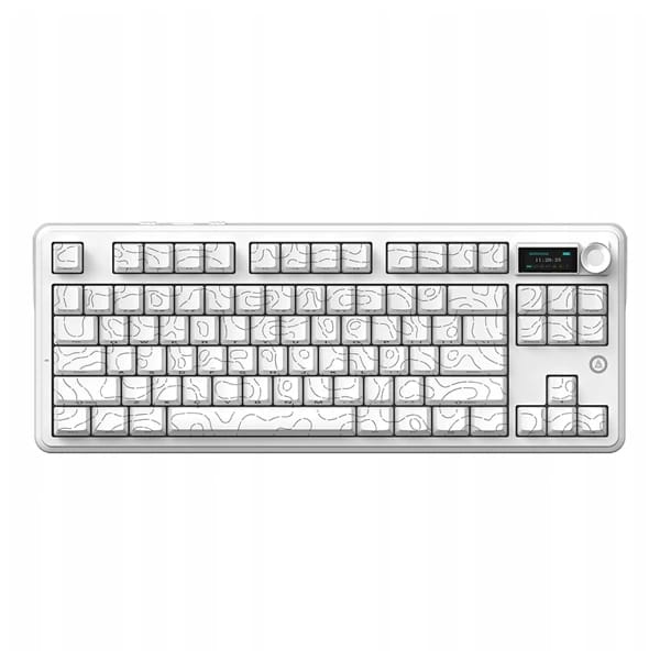 Ajazz MK87 Side Engraved Contour White məhsul şəkli