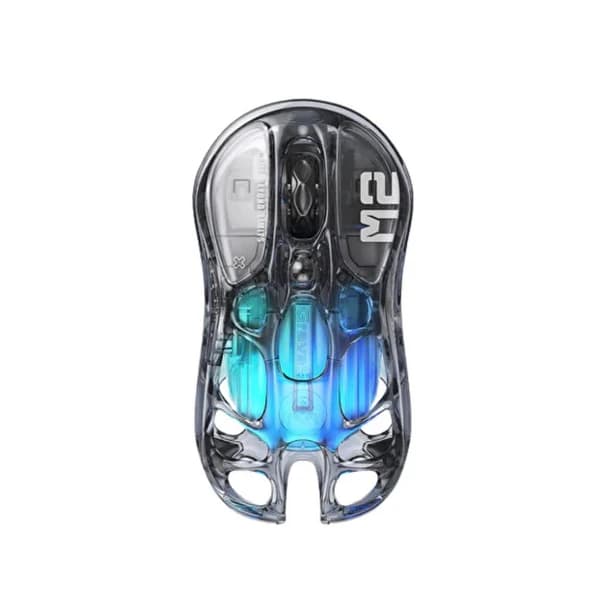 GravaStar Mercury M2 Transparent Black Gaming Mouse məhsul şəkli