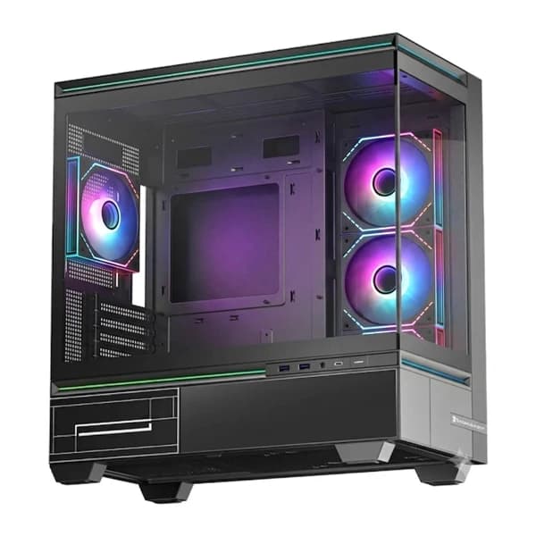THERMALRIGHT TL-M10 FAN4-M Black Gaming Case məhsul şəkli