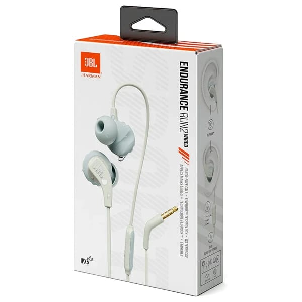 JBL Endurance Run 2 White JBLENDURRUN2WHT məhsul şəkli