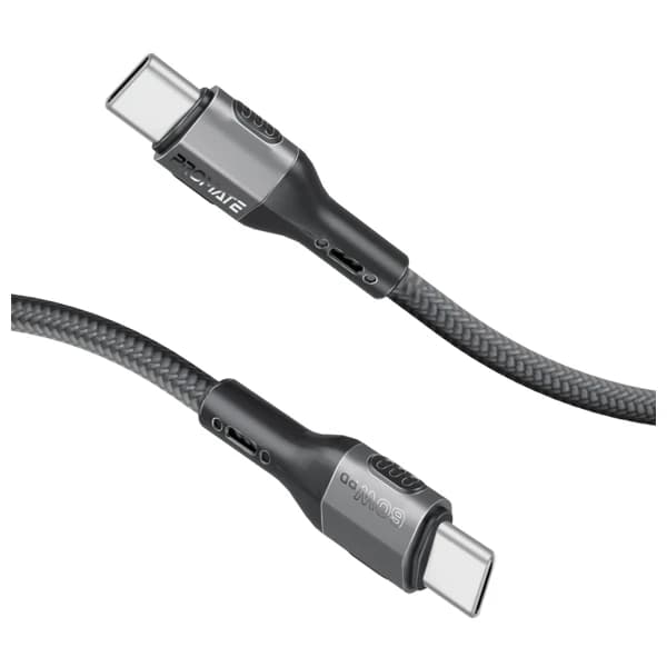 Promate FLETCHLINK-CC.BLACK USB-C 60W Cable