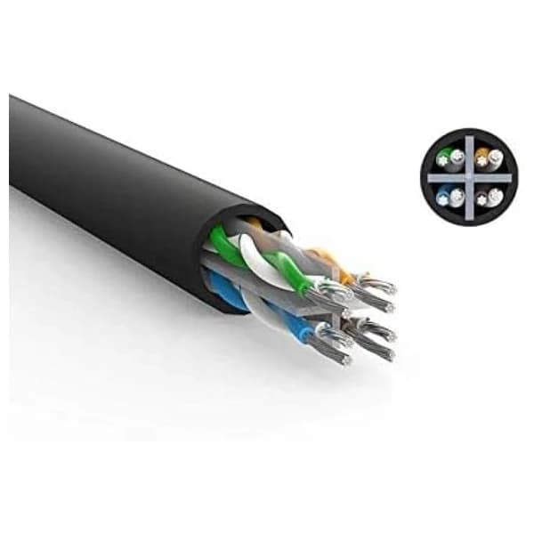 Ugreen NW102 Cat 6 U/UTP Lan Cable 30 m Black 20168 məhsul şəkli