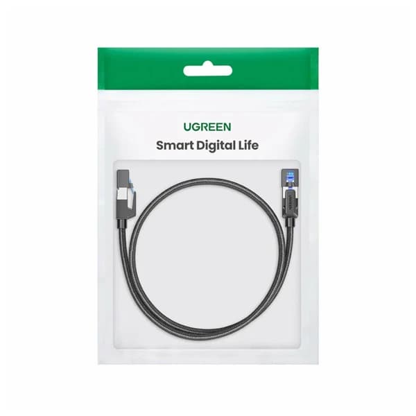 Ugreen NW153 CAT8 Shielded Round Braided Cable 3 m 80432 məhsul şəkli