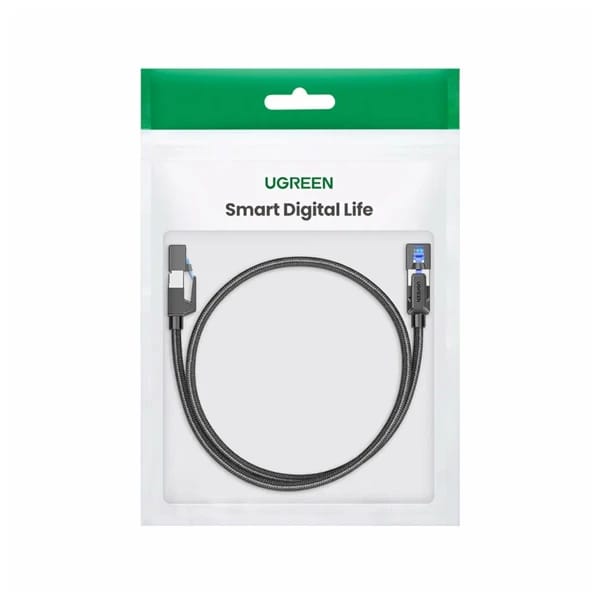 Ugreen NW153 CAT8 Shielded Round Braided Cable 3 m 80432 məhsul şəkli