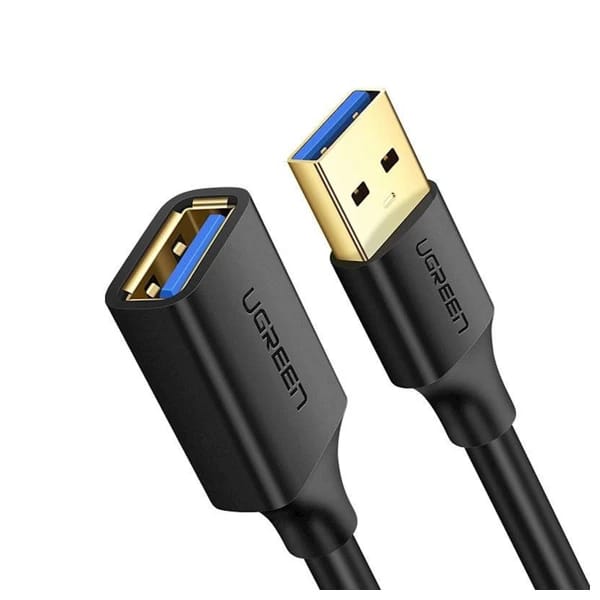 Ugreen US129 USB 3.0 Extension Cable 1.5m Black 30126 məhsul şəkli