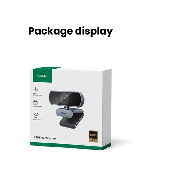Ugreen CM678 USB HD Webcam 1080P 15728 məhsul şəkli