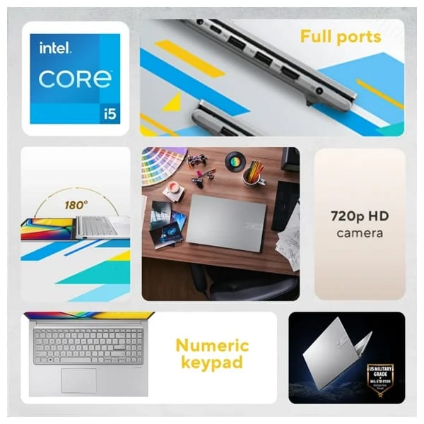 ASUS VivoBook 15 F1504VA-WS51 90NB10J2-M02410 məhsul şəkli