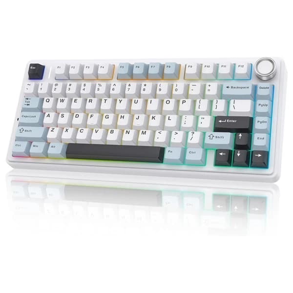 AULA F75 Glacier Blue Mechanical Keyboard