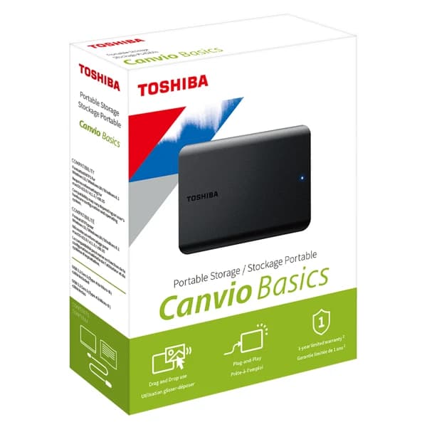 External HDD Toshiba Canvio Basics 1TB
