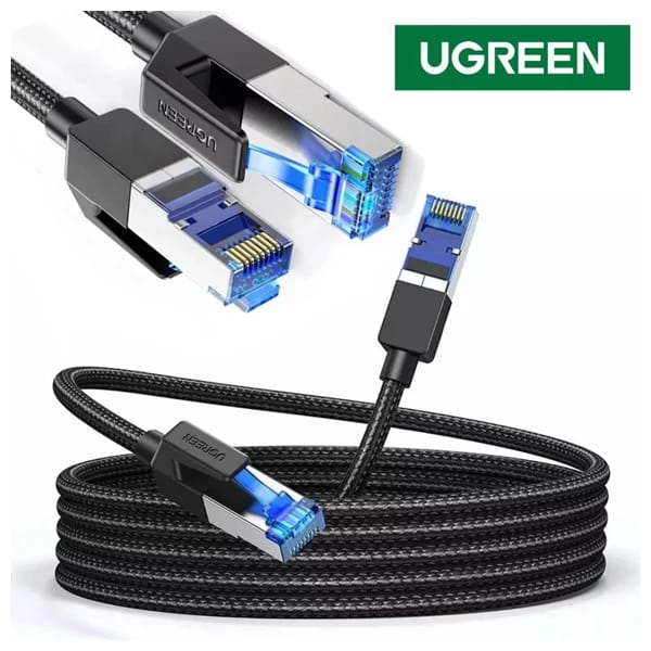 Ugreen NW153 CAT8 Shielded Round Braided Cable 10 m 30795 məhsul şəkli
