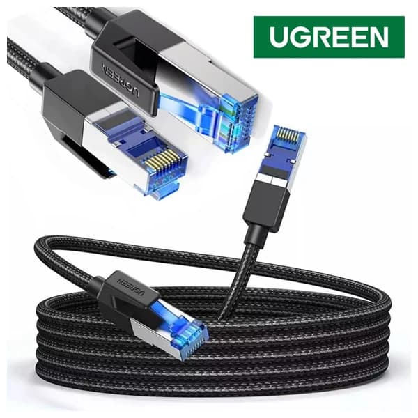 Ugreen NW153 CAT8 Shielded Round Braided Cable 20 m 30800 məhsul şəkli