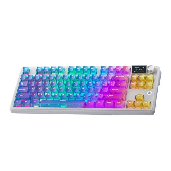 Ajazz MK87 PRO Transparent Gradient Blue-Purple-Pink-Orange məhsul şəkli